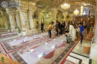 سفره افطار حرم امیرالمومنین(ع) برای بیش از ۱۰ هزار زائر + تصاویر  6