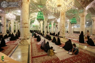 سفره افطار حرم امیرالمومنین(ع) برای بیش از ۱۰ هزار زائر + تصاویر  7