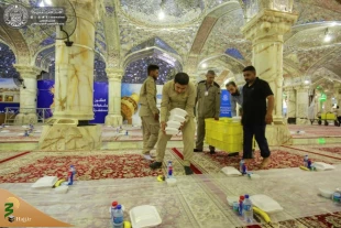 سفره افطار حرم امیرالمومنین(ع) برای بیش از ۱۰ هزار زائر + تصاویر  8