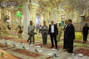 سفره افطار حرم امیرالمومنین(ع) برای بیش از ۱۰ هزار زائر + تصاویر  10