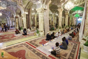 سفره افطار حرم امیرالمومنین(ع) برای بیش از ۱۰ هزار زائر + تصاویر  13