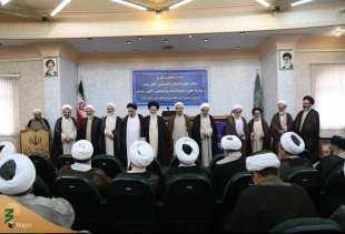 تودیع حجت الاسلام والمسلمین نواب در سمت مسؤولیت دبیرخانه شورای عالی حوزه های علمیه 7