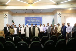 تودیع حجت الاسلام والمسلمین نواب در سمت مسؤولیت دبیرخانه شورای عالی حوزه های علمیه 12