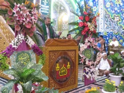 روتیتر: به همت بعثۀ مقام معظم رهبری برگزار شدتیتر: جشن میلاد امام مجتبی (ع)، در حرم سیدالشهدا (ع) 7