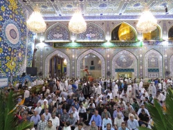 روتیتر: به همت بعثۀ مقام معظم رهبری برگزار شدتیتر: جشن میلاد امام مجتبی (ع)، در حرم سیدالشهدا (ع) 8