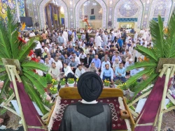 روتیتر: به همت بعثۀ مقام معظم رهبری برگزار شدتیتر: جشن میلاد امام مجتبی (ع)، در حرم سیدالشهدا (ع) 9