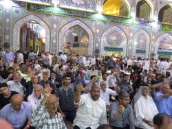 روتیتر: به همت بعثۀ مقام معظم رهبری برگزار شدتیتر: جشن میلاد امام مجتبی (ع)، در حرم سیدالشهدا (ع) 16
