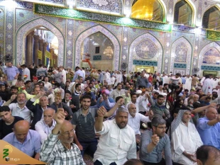 روتیتر: به همت بعثۀ مقام معظم رهبری برگزار شدتیتر: جشن میلاد امام مجتبی (ع)، در حرم سیدالشهدا (ع) 16