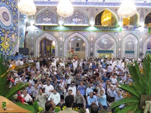 روتیتر: به همت بعثۀ مقام معظم رهبری برگزار شدتیتر: جشن میلاد امام مجتبی (ع)، در حرم سیدالشهدا (ع) 17