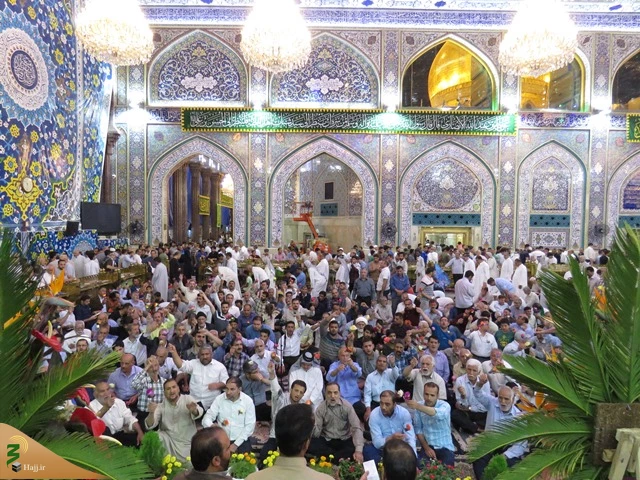 روتیتر: به همت بعثۀ مقام معظم رهبری برگزار شدتیتر: جشن میلاد امام مجتبی (ع)، در حرم سیدالشهدا (ع) 17