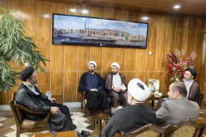 دیداررئیس نهاد نمایندگی مقام معظم رهبری در دانشگاه‌ها با نماینده ولی فقیه در امور حج وزیارت 