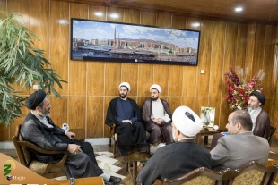 دیداررئیس نهاد نمایندگی مقام معظم رهبری در دانشگاه‌ها با نماینده ولی فقیه در امور حج وزیارت  7
