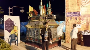 10 پرده از زندگانی حضرت علی (ع) در نمایشگاه از غدیرتا قدرمشهد -تصاویر  8