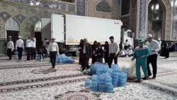 ندای خلصنا من النار در حرم مطهر رضوی پیچید +عکس 6