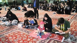 ندای خلصنا من النار در حرم مطهر رضوی پیچید +عکس 12