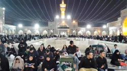 ندای خلصنا من النار در حرم مطهر رضوی پیچید +عکس 16