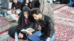 ندای خلصنا من النار در حرم مطهر رضوی پیچید +عکس 18