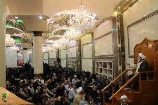 روتیر: با حضور جمع کثیری از زائران ایرانی برگزار شدتیتر: احیای شب بیست‌ویکم در سرداب و خیمه‌گاه سیدالشهدا (ع)
 5