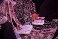 مراسم شب قدر و شهادت امیرالمومنین (ع) در حرم قمر بنی هاشم (ع) برگزار شد+تصاویر  19