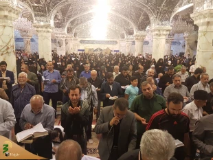 احیا سومین شب از لیالی قدر در صحن حضرت زهرا (س) + تصاویر 7