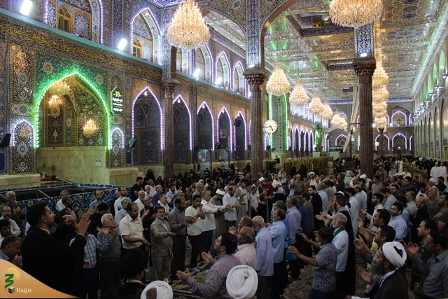 روتیتر: خطیب بعثۀ مقام معظم رهبری در کربلا:تیتر: همراهی با ظالمان از مصادیق ظلم است  3
