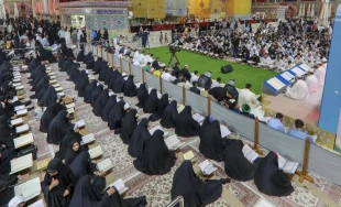 محفل با شکوه تلاوت کلام الله مجید در صحن مطهر علوی + تصاویر 4