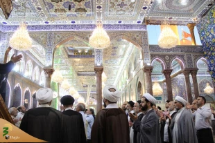 روتیر: خطیب بعثۀ مقام معظم رهبری درکربلا:تیتر: اسلام مکتب عقل و عاطفه است
 4
