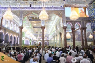 روتیر: خطیب بعثۀ مقام معظم رهبری درکربلا:تیتر: اسلام مکتب عقل و عاطفه است
 6