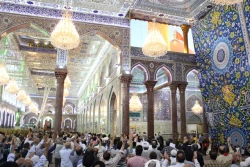 روتیر: خطیب بعثۀ مقام معظم رهبری درکربلا:تیتر: اسلام مکتب عقل و عاطفه است
 7