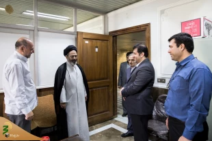 بازدید سرپرست حجاج ایرانی ازمعاونت توسعه مدیریت ومنابع بعثه  2
