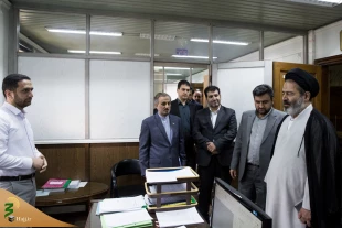 بازدید سرپرست حجاج ایرانی ازمعاونت توسعه مدیریت ومنابع بعثه  5