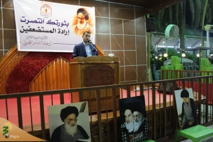 آیین بزرگداشت امام خمینی (ره) در بین‌الحرمین کربلای معلی + تصاویر 9