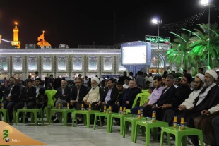 آیین بزرگداشت امام خمینی (ره) در بین‌الحرمین کربلای معلی + تصاویر 11