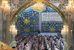 نماز عید فطر کربلای معلی + فیلم 2