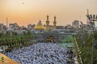نماز عید فطر کربلای معلی + فیلم 2