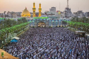 نماز عید فطر کربلای معلی + فیلم 4