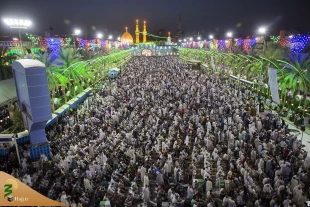 نماز عید فطر کربلای معلی + فیلم 7