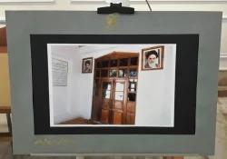 نمایشگاه کتاب، تمبرو تصاویرامام‌خمینی (ره) در کتابخانۀ مرکزی آستان قدس رضوی + عکس 8