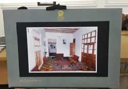 نمایشگاه کتاب، تمبرو تصاویرامام‌خمینی (ره) در کتابخانۀ مرکزی آستان قدس رضوی + عکس 10