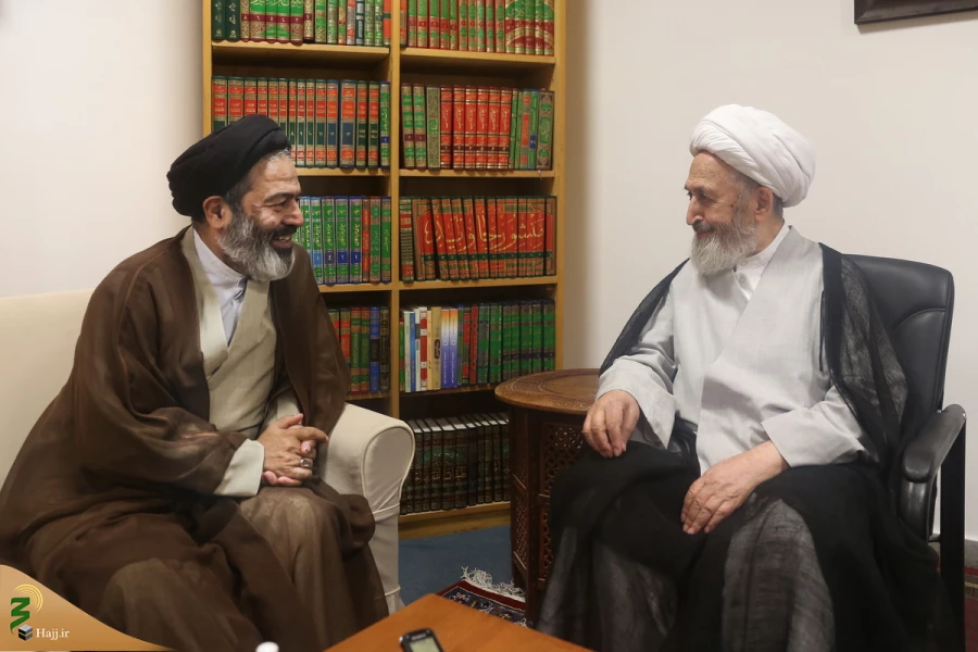 دیدار حجت الاسلام والمسلمین نواب نماینده ولی‌فقیه در امور حج با مراجع تقلید  9