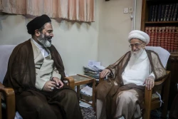 دیدار حجت الاسلام والمسلمین نواب نماینده ولی‌فقیه در امور حج با مراجع تقلید  14
