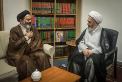 دیدار حجت الاسلام والمسلمین نواب نماینده ولی‌فقیه در امور حج با مراجع تقلید  2