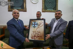 وزیر امور خارجه عراق در ضیافت آستان علوی 2
