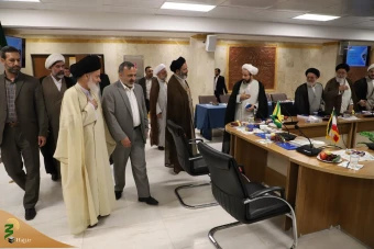 دیدار نمایندگان دفاتر مراجع با نماینده ولی فیه در امور حج و زیارت و رییس سازمان حج و زیارت 4