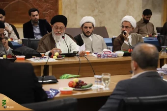 دیدار نمایندگان دفاتر مراجع با نماینده ولی فیه در امور حج و زیارت و رییس سازمان حج و زیارت 20