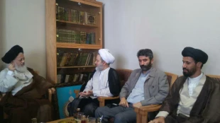 دیدار مسئول بعثه مقام معظم رهبری در نجف با نماینده رهبری در عراق 3