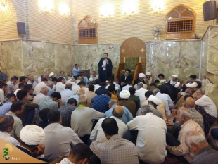 خطیب بعثه رهبری در نجف:
اطاعت از امام لازم و واجب است.
 6