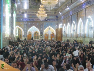 مراسم پرفیض دعای کمیل با حضور زائران در خیمه گاه حسینی برگزار شد 10