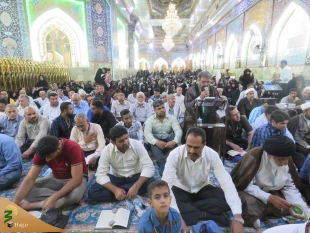 مراسم پرفیض دعای کمیل با حضور زائران در خیمه گاه حسینی برگزار شد 5