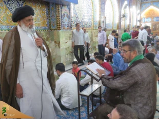 مراسم پرفیض دعای کمیل با حضور زائران در خیمه گاه حسینی برگزار شد 7